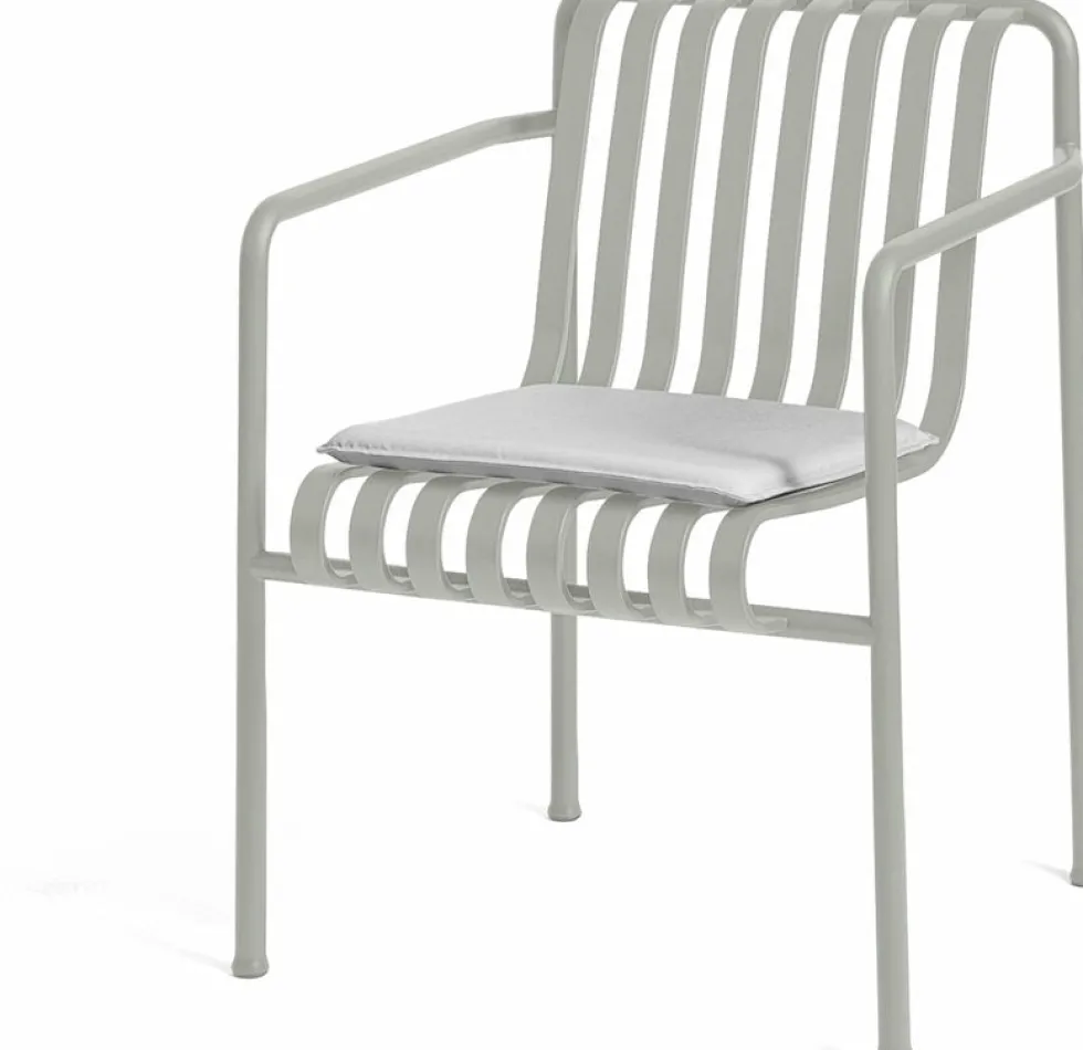Coussin de fauteuil gris Palissade - HAY