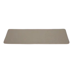 Coussin de siège pour banc en polyester taupe bouclé 95,5x32cm Curva - AYTM