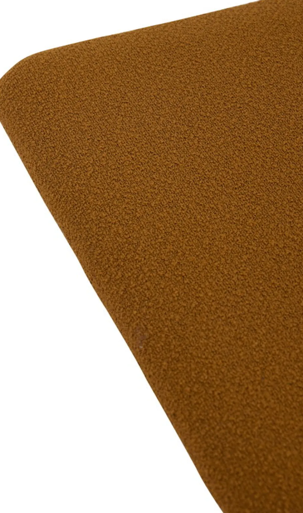 Coussin de siège pour tabouret ambre bouclé 27,5x32x2,5cm Curva - AYTM