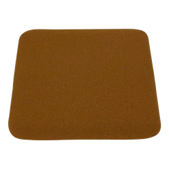 Coussin de siège pour tabouret ambre bouclé 27,5x32x2,5cm Curva - AYTM