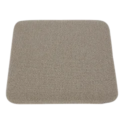 Coussin de siège pour tabouret taupe bouclé 27,5x32x2,5cm Curva - AYTM