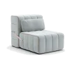 Coussin en velours barcelone bleu clair 60x30cm Curt - Ambivalenz