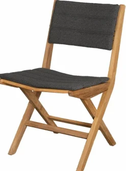 Coussin et dossier d'assise gris foncé Flip - Cane-Line