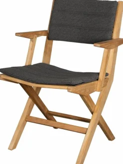 Coussin et dossier d'assise gris foncé Flip - Cane-Line