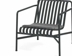 Coussin lounge chair high & low anthracite Palissade - HAY