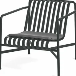 Coussin lounge chair high & low rouge Palissade - HAY