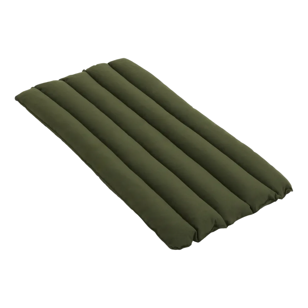 Coussin matelassé olive pour fauteuil lounge low Palissade - Hay