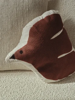 Coussin oiseau en coton rouge 32,5x48cm Swif - Ferm living