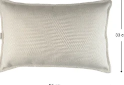Coussin rectangulaire en oléfine terra 55x33cm - Wigiwama