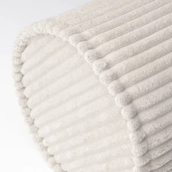 Coussin rouleau en velours côtelé marshamallow 55x18cm Cushion - Wigiwama