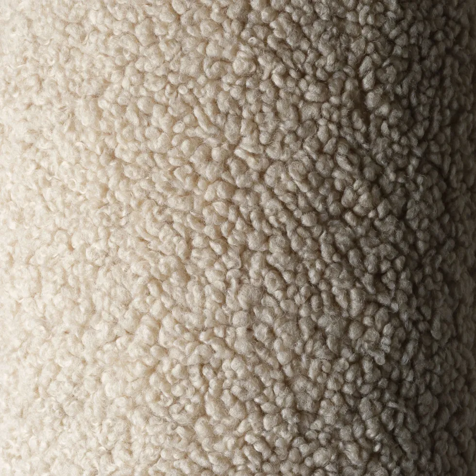 Coussin étoile en sherpa bouclé biscuit 37x40x10cm Cushion - Wigiwama