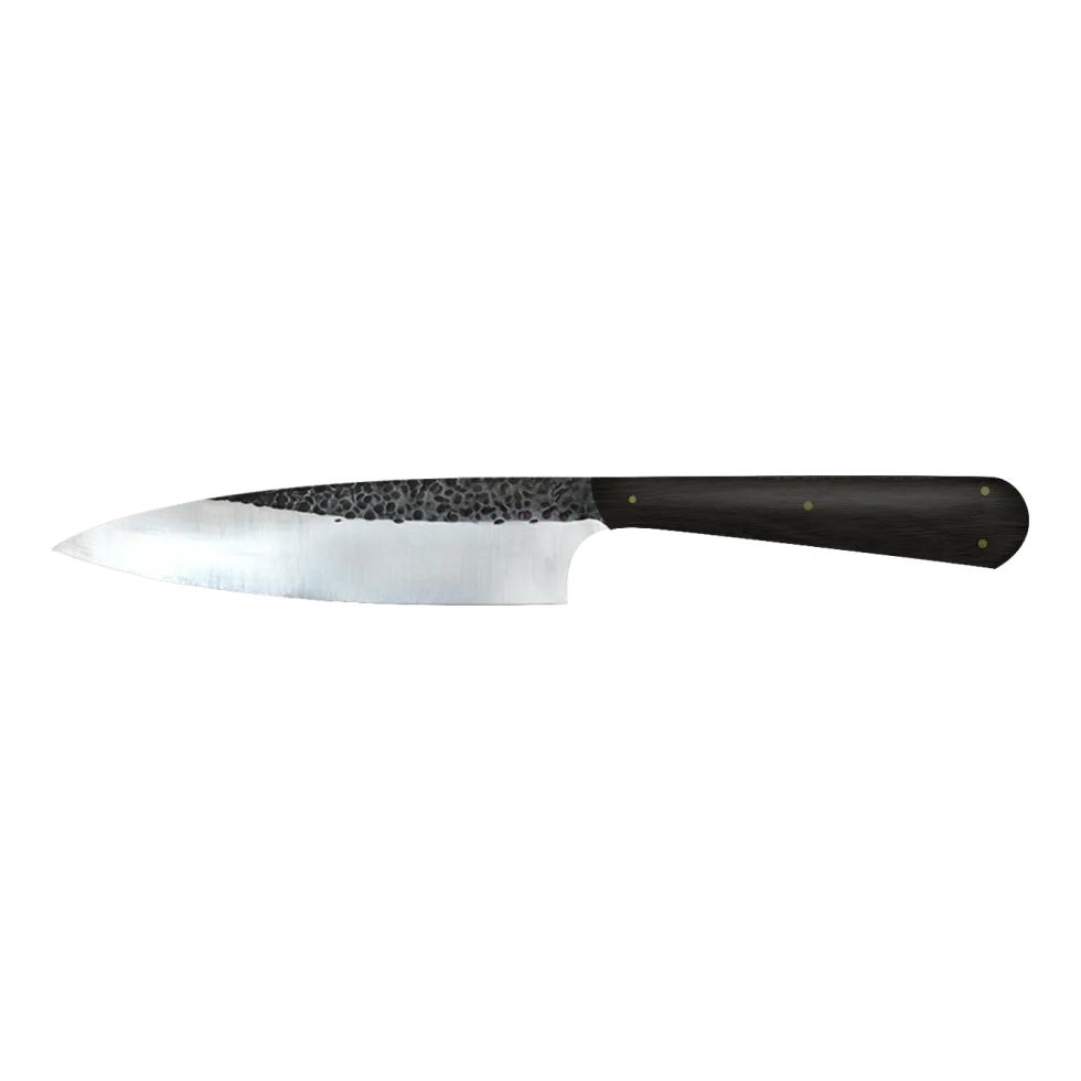 Couteau de chef en bois d'ébène et inox Z40 29 cm Big tom - Atelier Miguel