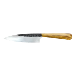 Couteau de chef en bois d'olivier et inox Z40 29 cm Big tom - Atelier Miguel