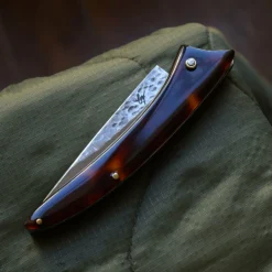 Couteau de poche pliant en acétate Jeannot - Atelier Miguel