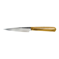 Couteau d'office en bois d'olivier et inox Z40 23 cm Needle - Atelier Miguel