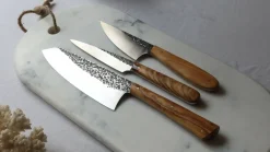 Couteau d'office en chêne et inox Z40 22 cm Jordi - Atelier Miguel