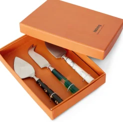 3 Couteaux à fromage en acier et résine Coast Vaisselle 70's - HKliving