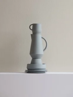Couvercle pour bol en céramique bleu bébé Unison - Schneid Studio