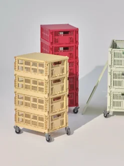 Couvercle pour colour crate off-white M - Hay