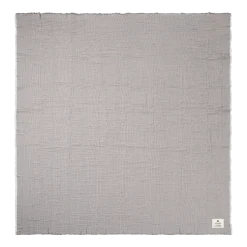 Couvre lit en coton bleu et blanc 250x240cm Fino - Ferm living