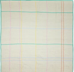 Couvre-lit en coton sable 260x260cm Sen - Hübsch