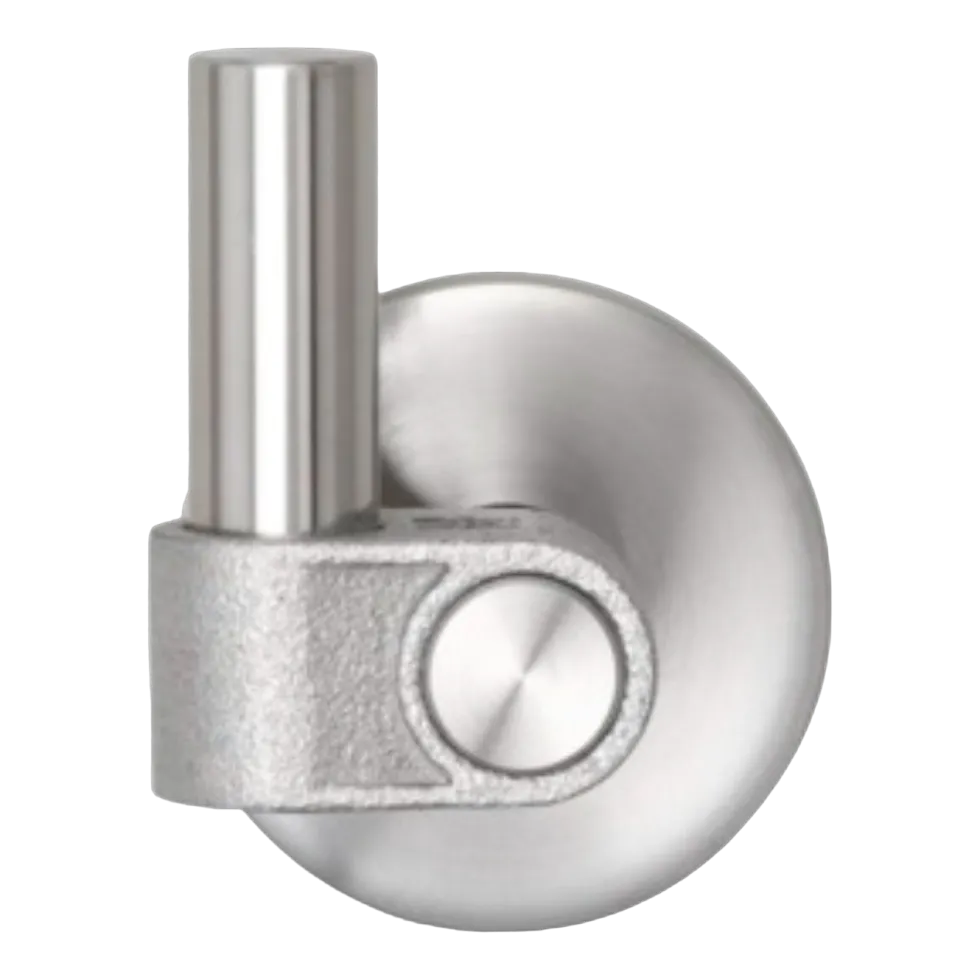 Crochet en acier inoxydable massif argent 7,65 x 4,1 cm - Buster+Punch