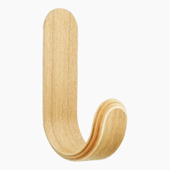 Crochet en frêne naturel Curve Ash - Normann Copenhagen