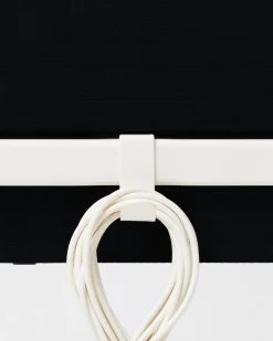 Crochet pour support tv en acier blanc cassé Hook Mount - Pedestal