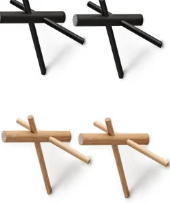 2 Crochets bâtons en chêne naturel - Normann Copenhagen