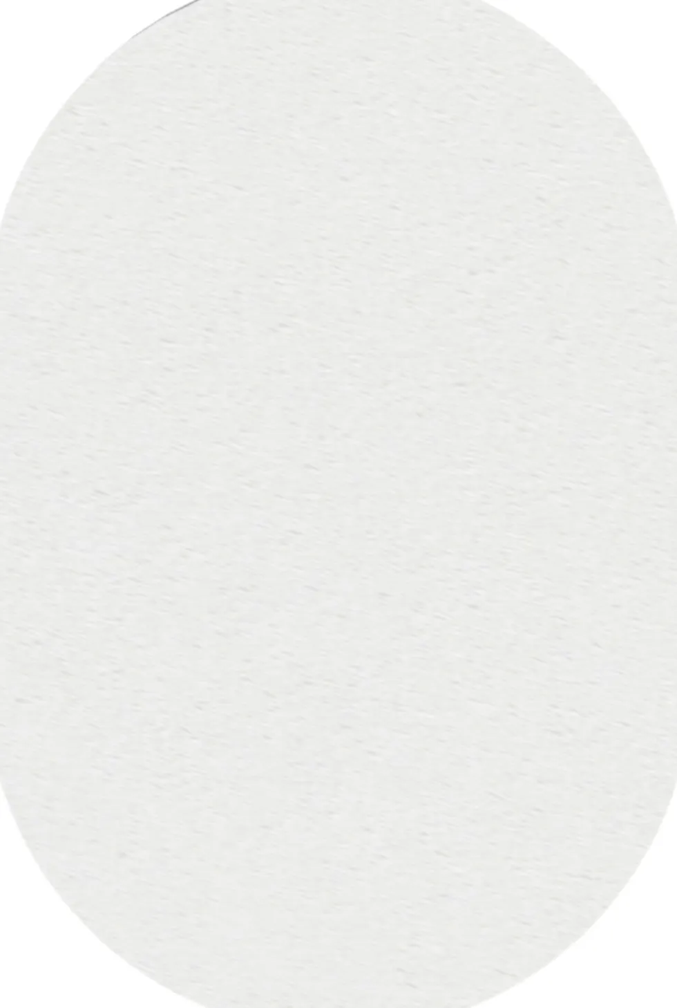 6 crochets à vêtements rond en acier blanc 3cm Palo - Metallbude