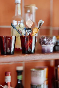 4 Cuillères en grès Force Vaisselle 70's - HKliving