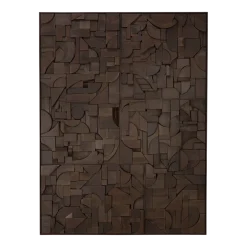 Décoration murale en acajou 120x90cm Bricks - Ethnicraft Accessories