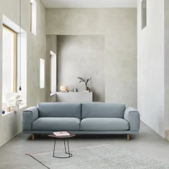Demie table basse blanche Airy - Muuto