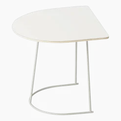 Demie table basse blanche Airy - Muuto