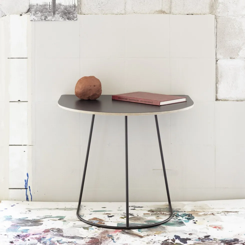 Demie table basse grise 88 cm Airy - Muuto