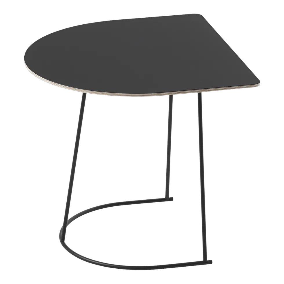 Demie table basse noire Airy - Muuto