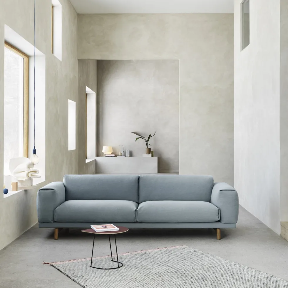 Demie table basse noire Airy - Muuto