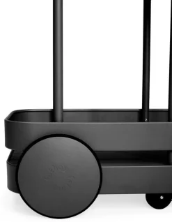 Desserte avec lampadaire en aluminium anthracite 78x55 cm Jolly Trolley- Fatboy