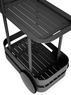 Desserte avec lampadaire en aluminium anthracite 78x55 cm Jolly Trolley- Fatboy