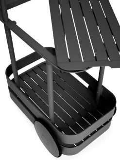 Desserte avec lampadaire en aluminium anthracite 78x55 cm Jolly Trolley- Fatboy