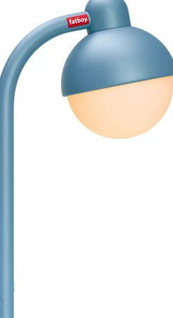 Desserte avec lampadaire en aluminium bleu clair 78 x 55 cm Jolly Trolley- Fatboy