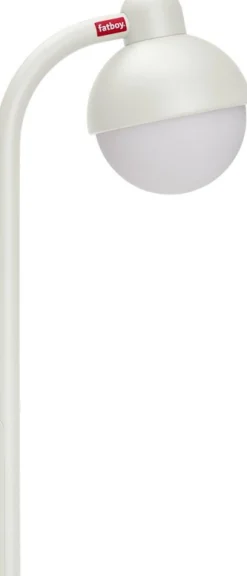 Desserte avec lampadaire en aluminium gris clair 78 x 55 cm Jolly Trolley- Fatboy