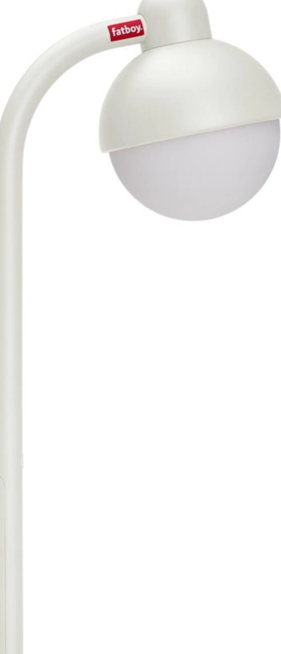 Desserte avec lampadaire en aluminium gris clair 78 x 55 cm Jolly Trolley- Fatboy