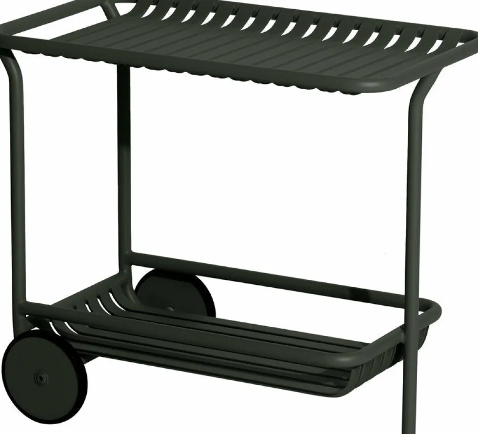 Desserte de jardin vert bouteille finition mate Week end - Petite friture