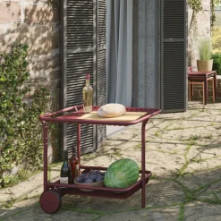 Desserte de jardin vert bouteille finition mate Week end - Petite friture