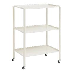 Desserte en acier blanc 63 x 44 x 87,5 cm Arcs - HAY