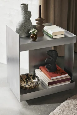 Desserte en aluminium brossé Lager - Ferm Living