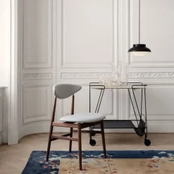 Desserte en métal noir Matégot - Gubi