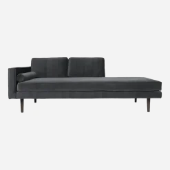 Divan en velours anthracite Wind - Broste Copenhagen