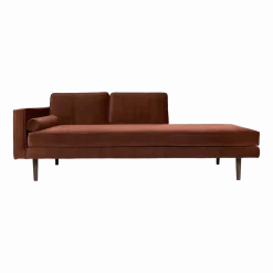 Divan en velours café caramel Wind - Broste Copenhagen